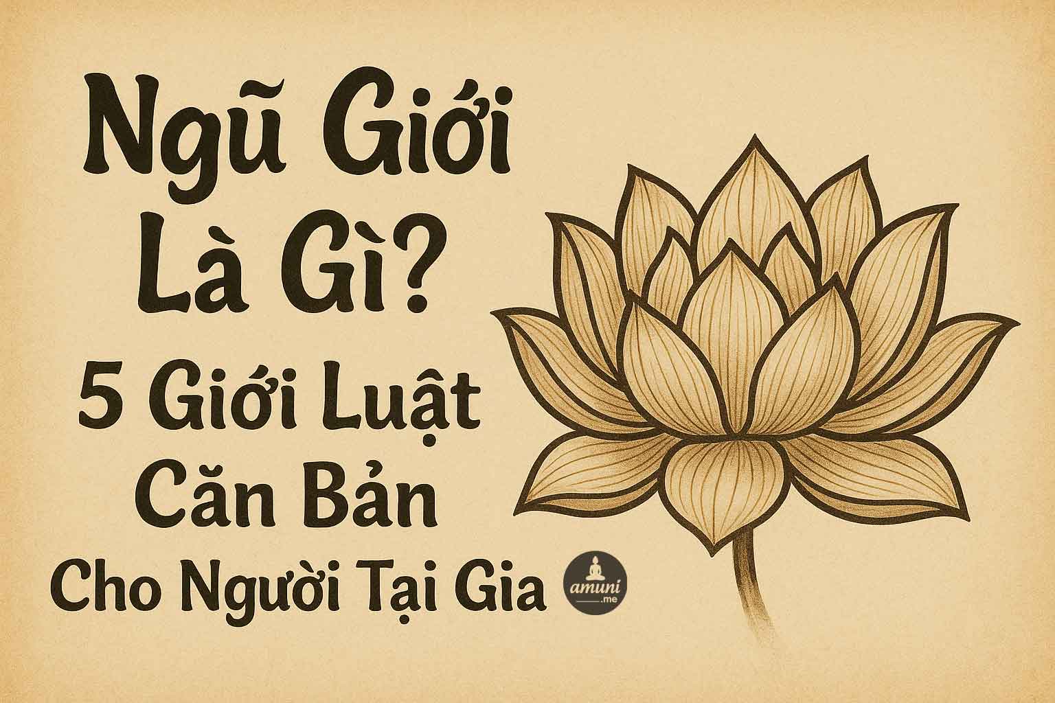 Ngu Gioi La Gi 5 Gioi Luat Can Ban Cho Nguoi Tai Gia Amuni Tam Linh